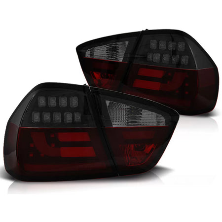 Fanali Posteriori LED Rossi Fumo Neri per BMW E90 03.05-08.08