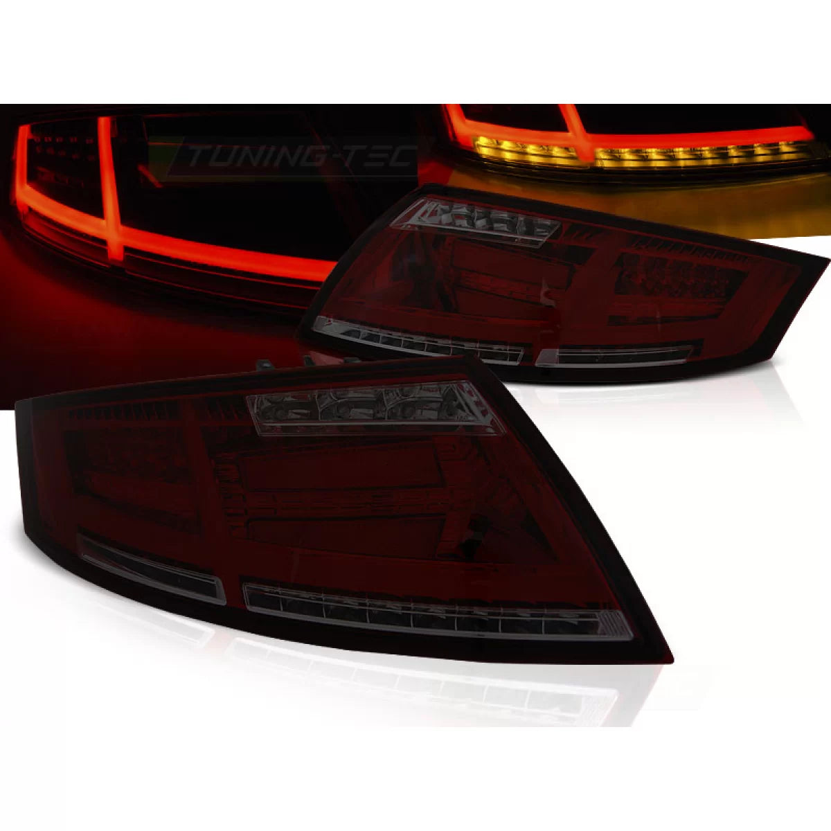Fanali Posteriori LED Rosso Fumo per Audi Tt 04.06-02.14
