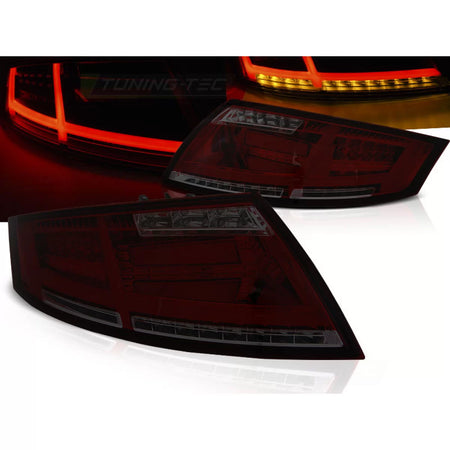 Fanali Posteriori LED Rosso Fumo per Audi Tt 04.06-02.14