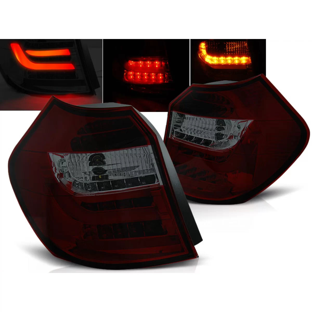 Fanali Posteriori LED Rossi Fume BMW Serie 1 E87 04-08.07