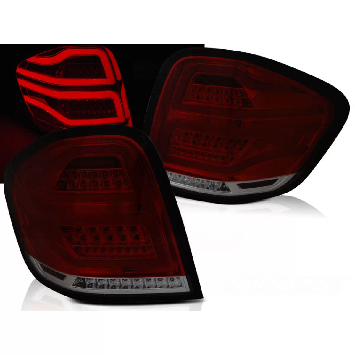 Fanali Posteriori LED Rossi Fumé per Mercedes M-klasa W164 05-08