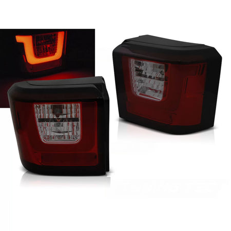 Fanali Posteriori LED Rosso Fumé per Volkswagen T4 1990-2003.03