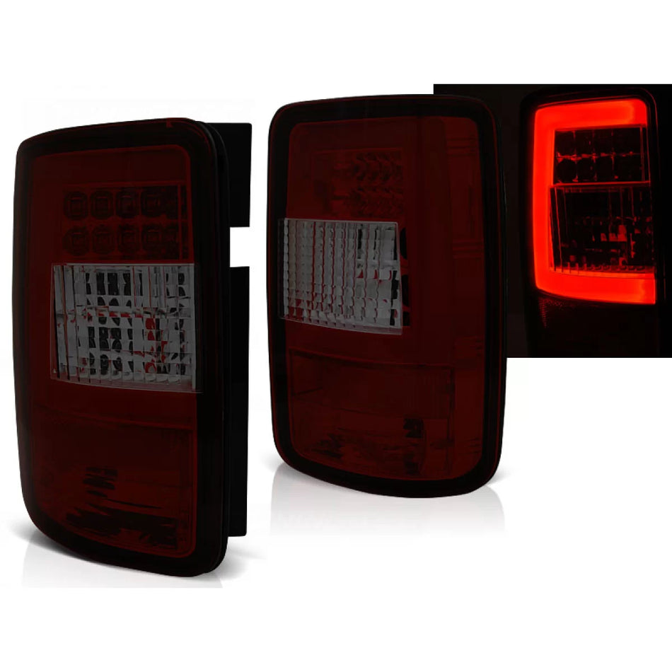 Fanali Posteriori LED Rossi Fumé per Volkswagen Caddy 03-03.14