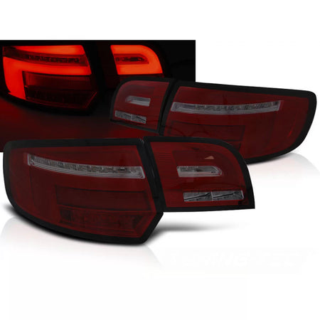 Fanali Posteriori LED Rosso Fumo Sequenziali per Audi A3 5D 8P 03-08