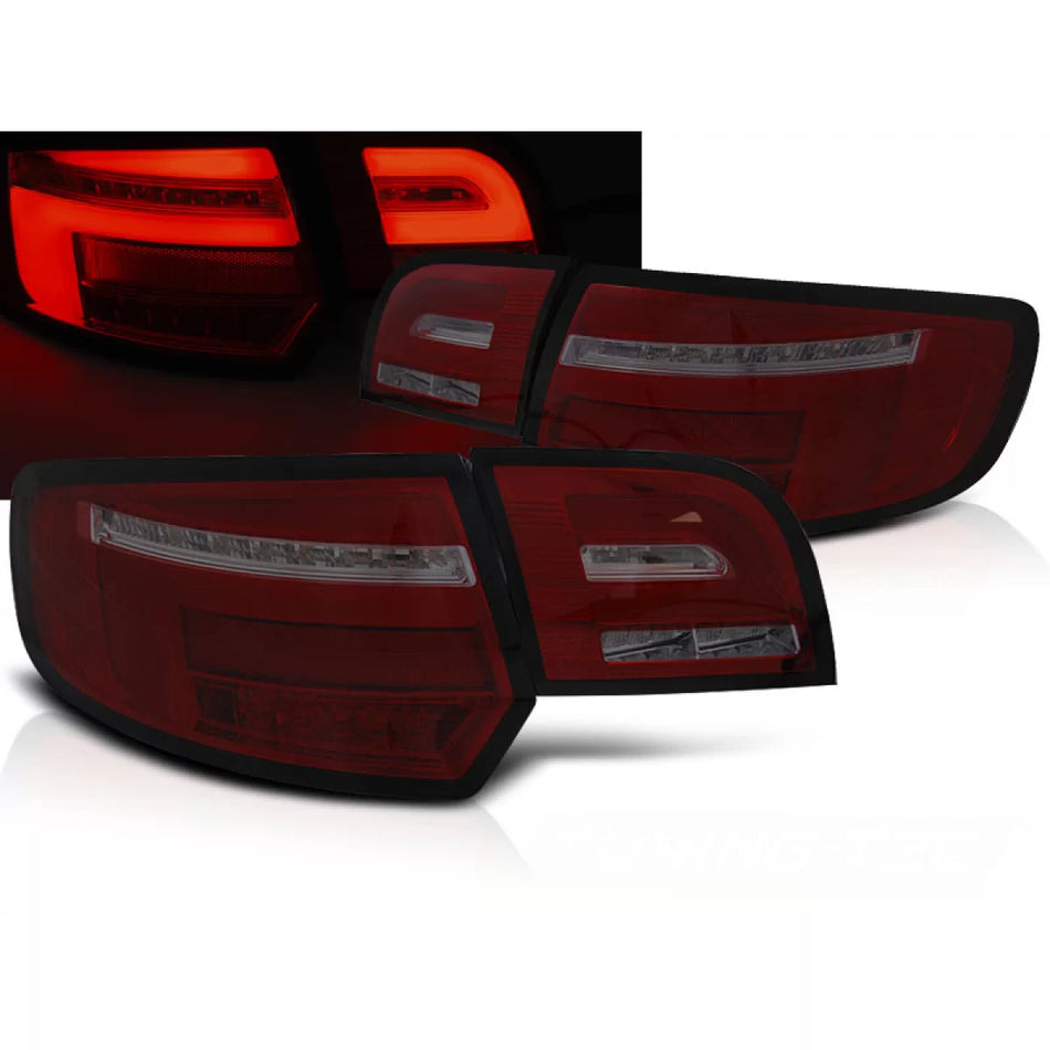 Fanali Posteriori LED Rosso Fumo Sequenziali per Audi A3 5D 8P 03-08