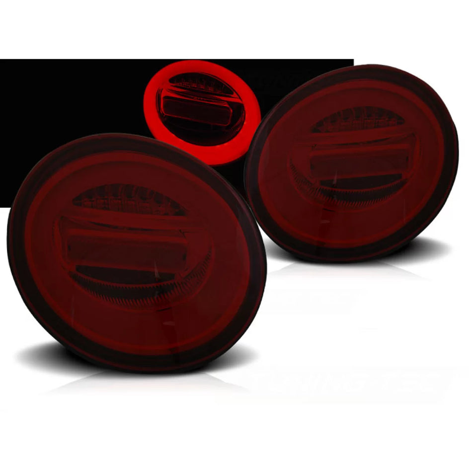 Fanali Posteriori LED Rosso Fumo Sequenziali per VW New Beetle 10.98-05