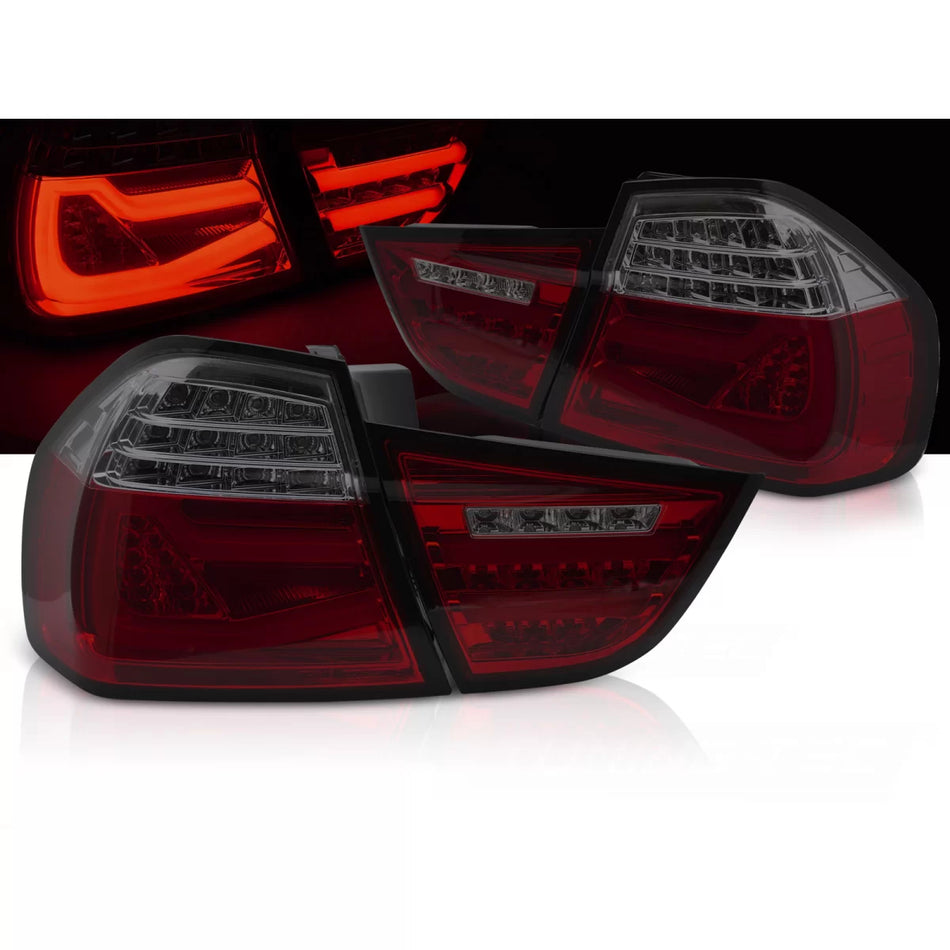 Fanali Posteriori LED Rosso Fumo Sequenziali per BMW E90 09-11