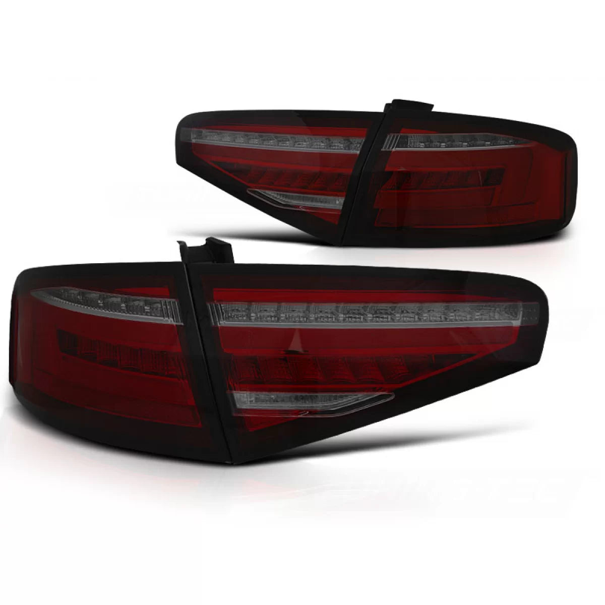 Fanali Posteriori LED Rosso Fumo Sequenziali per Audi A4 B8 12-15 Berlina