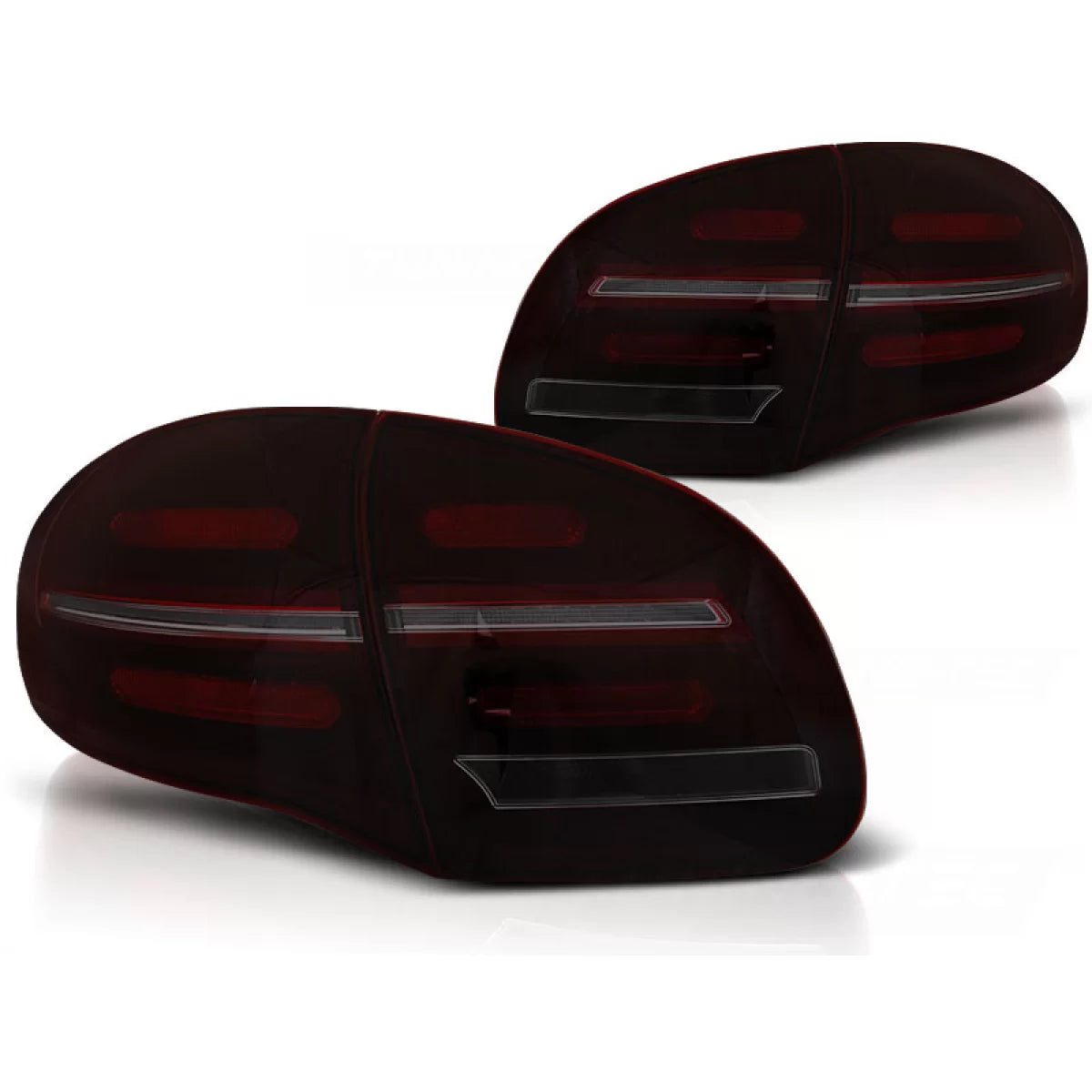 Fanali Posteriori LED Rossi Fumo Sequenziali per Porsche Cayenne 10-15