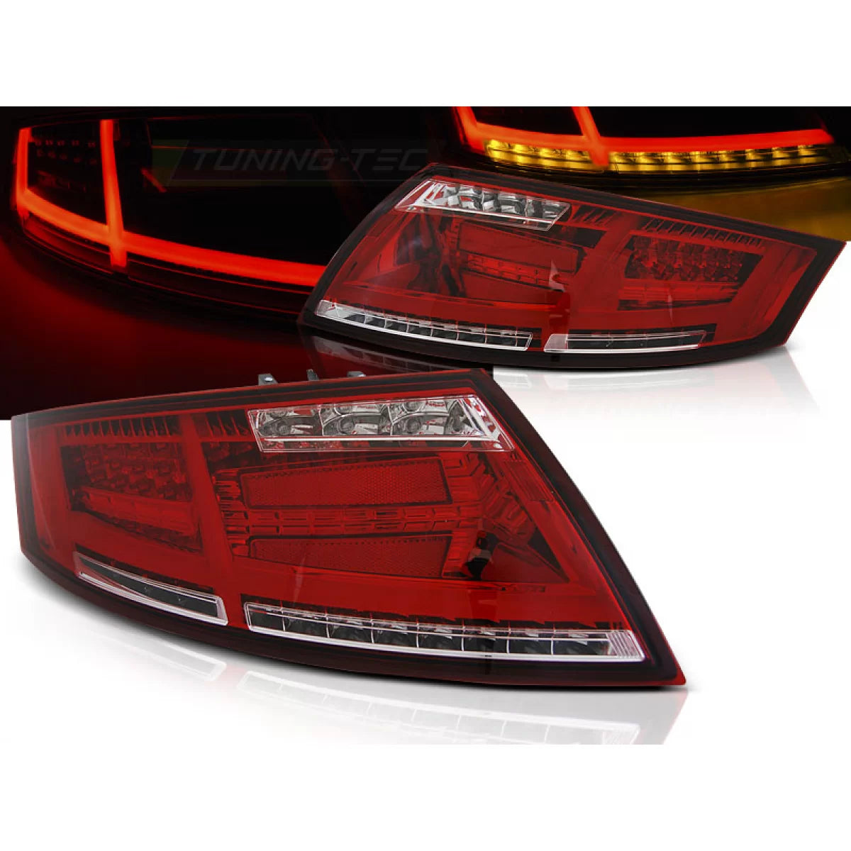 Fanali Posteriori LED Rossi Bianchi per Audi Tt 04.06-02.14