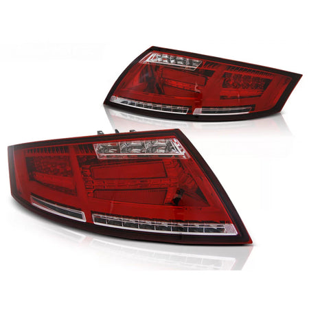 Fanali Posteriori LED Rossi Bianchi per Audi Tt 04.06-02.14