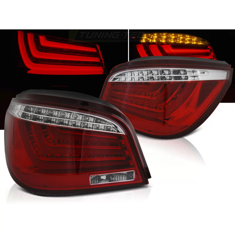 Fanali Posteriori LED Rossi Bianchi per BMW E60 07.03-02.07