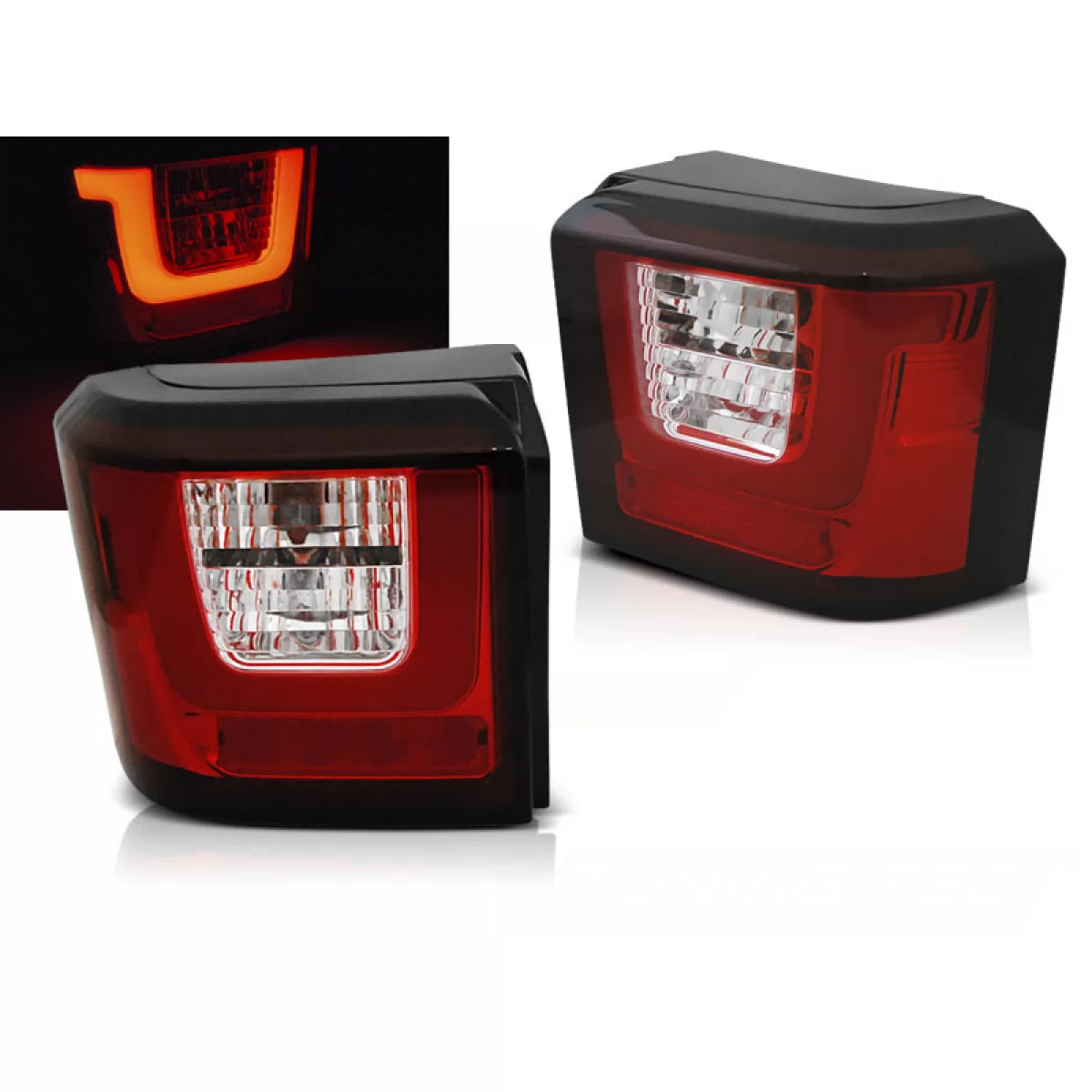 Fanali Posteriori LED Rossi Bianchi per Volkswagen T4 90-03.03