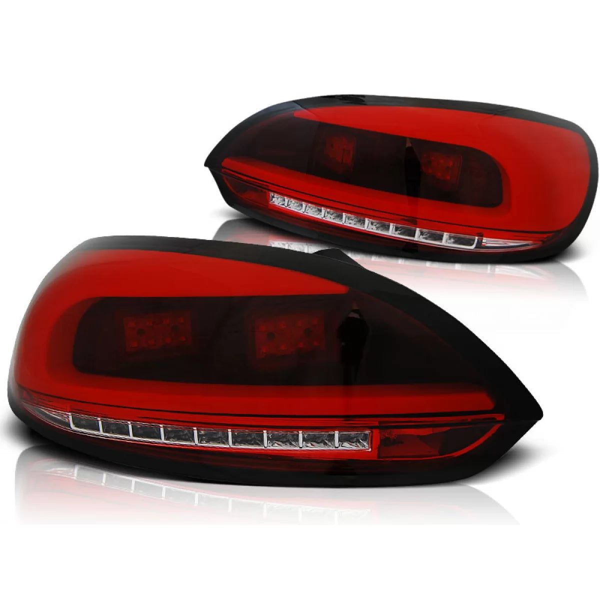 Fanali Posteriori LED Rossi Bianchi per Volkswagen Scirocco Iii 08-14