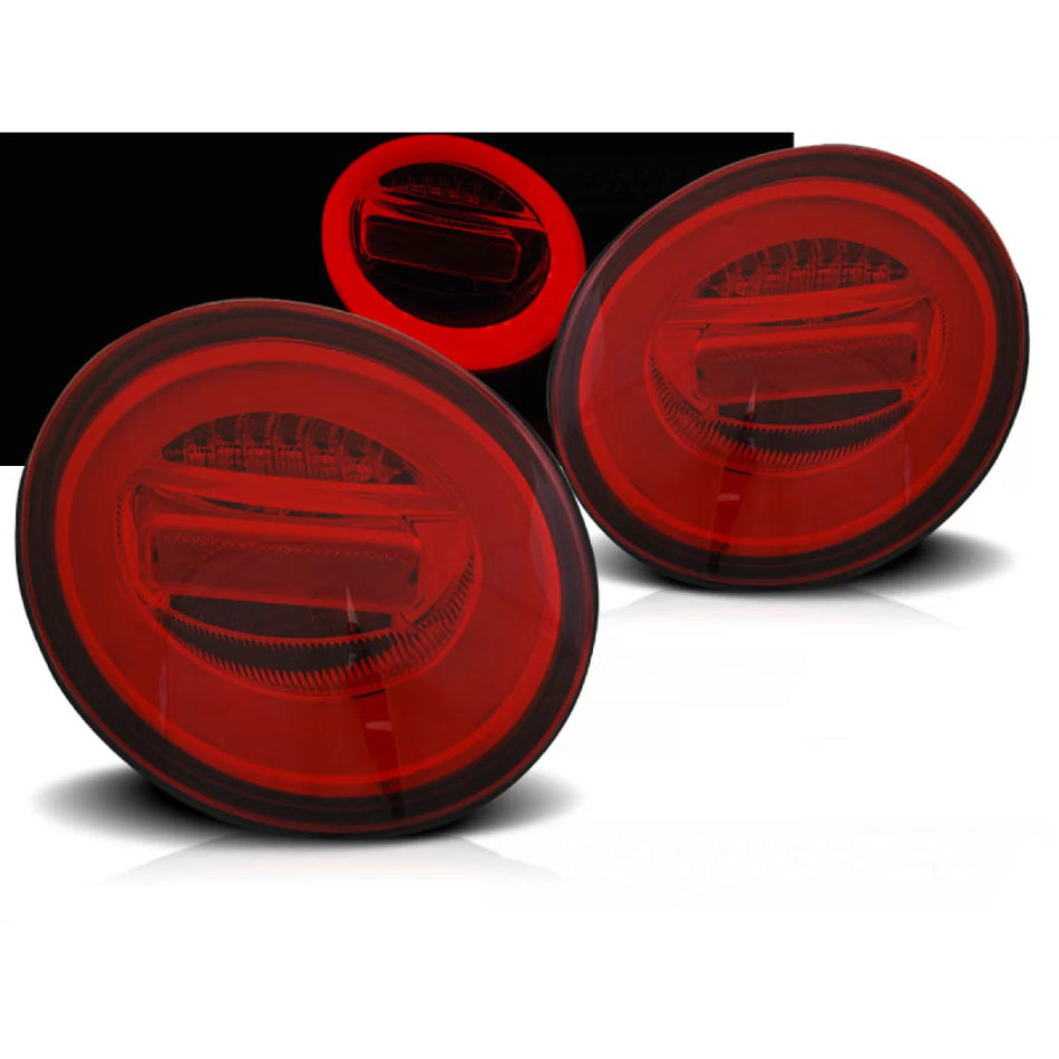 Fanali Posteriori LED Rossi Bianchi Sequenziali per Volkswagen New Beetle
