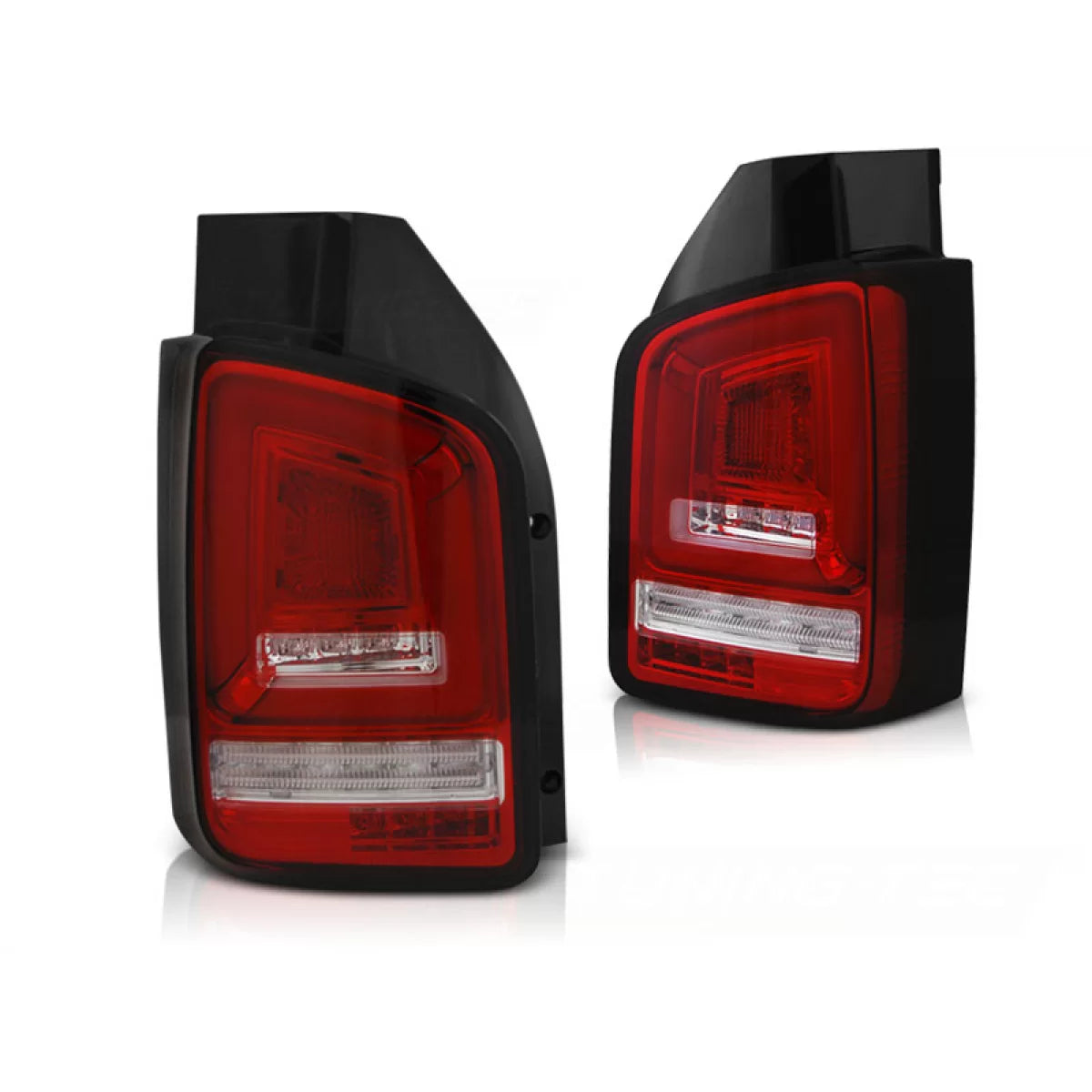Fanali Posteriori LED Rossi Bianchi Sequenziali per VW T5 10-15