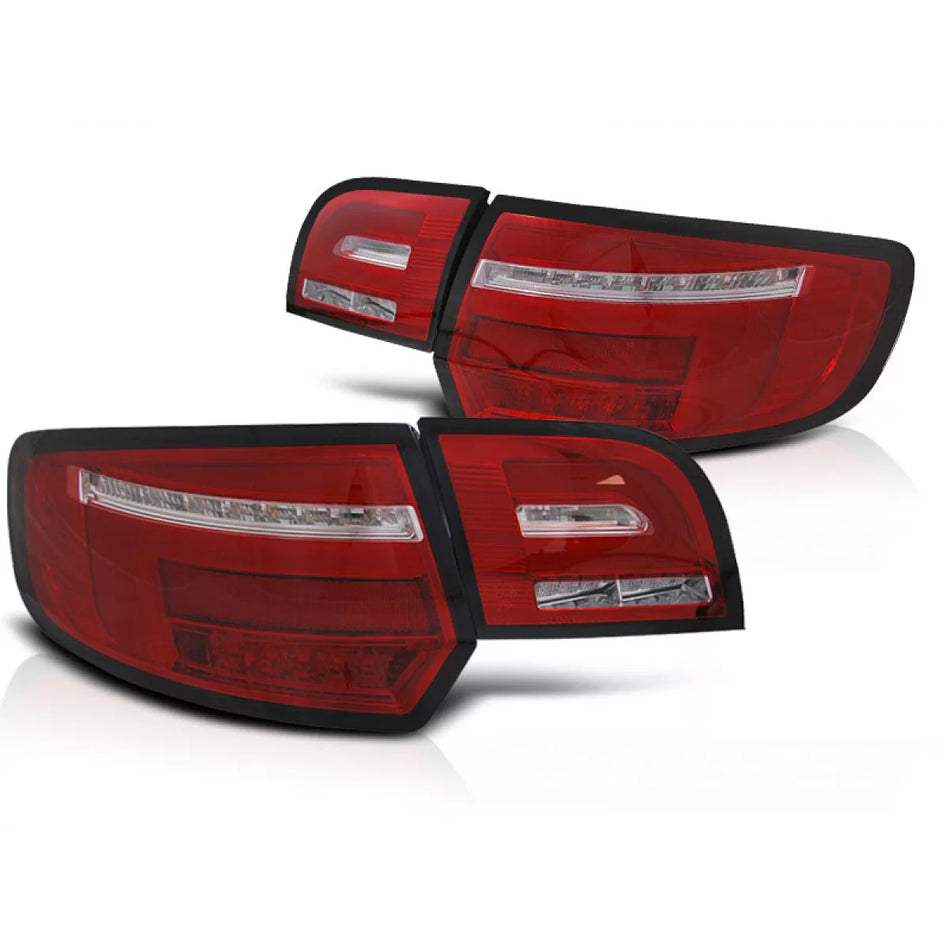 Fanali Posteriori LED Rossi Bianchi Sequenziali per Audi A3 5D 8P 03-08