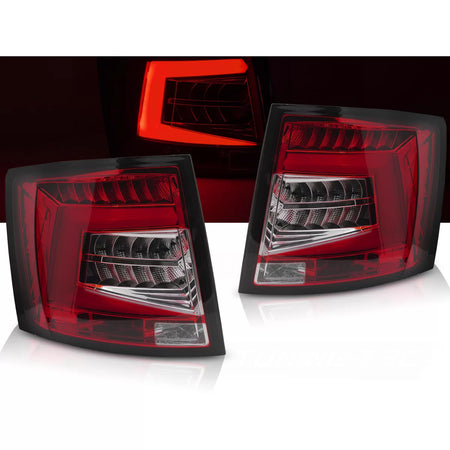Fanali Posteriori LED Rossi Bianchi per Skoda Octavia Iii Sw 12-20 OEM Lampadina