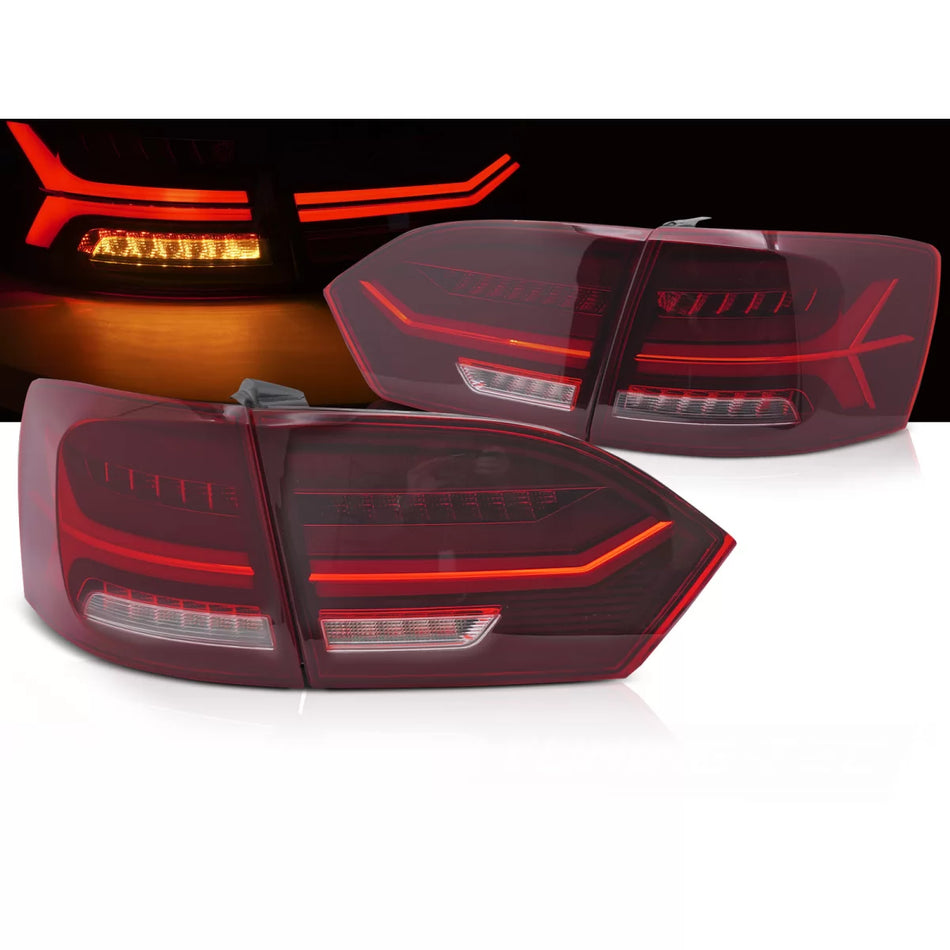 Fanali Posteriori LED Rossi Bianchi per Volkswagen Jetta Vi 11-14