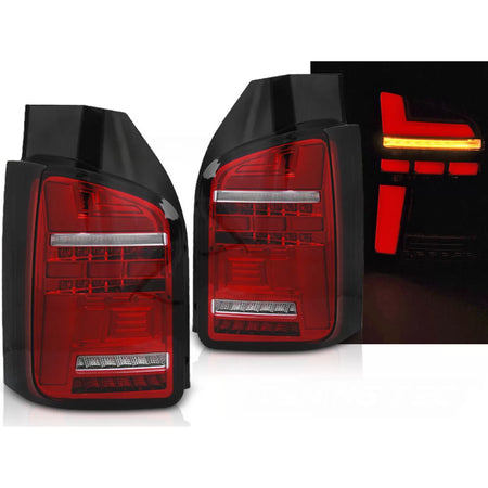 Fanali Posteriori LED Rossi Bianchi Sequenziali per VW T6.1 20- OEM Lampadina