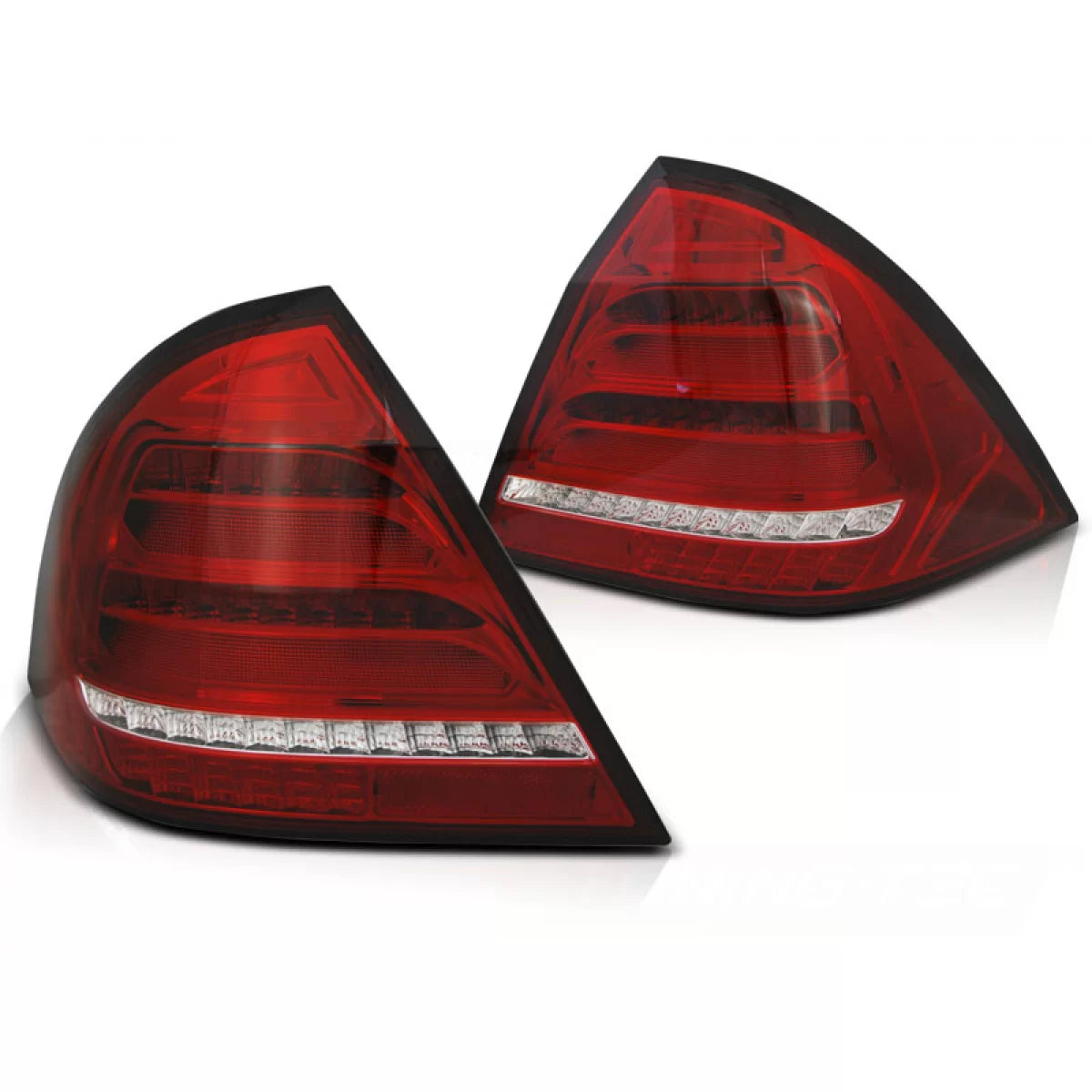 Fanali Posteriori LED Rossi Bianchi Sequenziali per Mercedes W203 Berlina 00-04