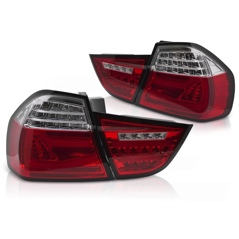 Fanali Posteriori LED Rossi Bianchi Sequenziali per BMW E90 09-11