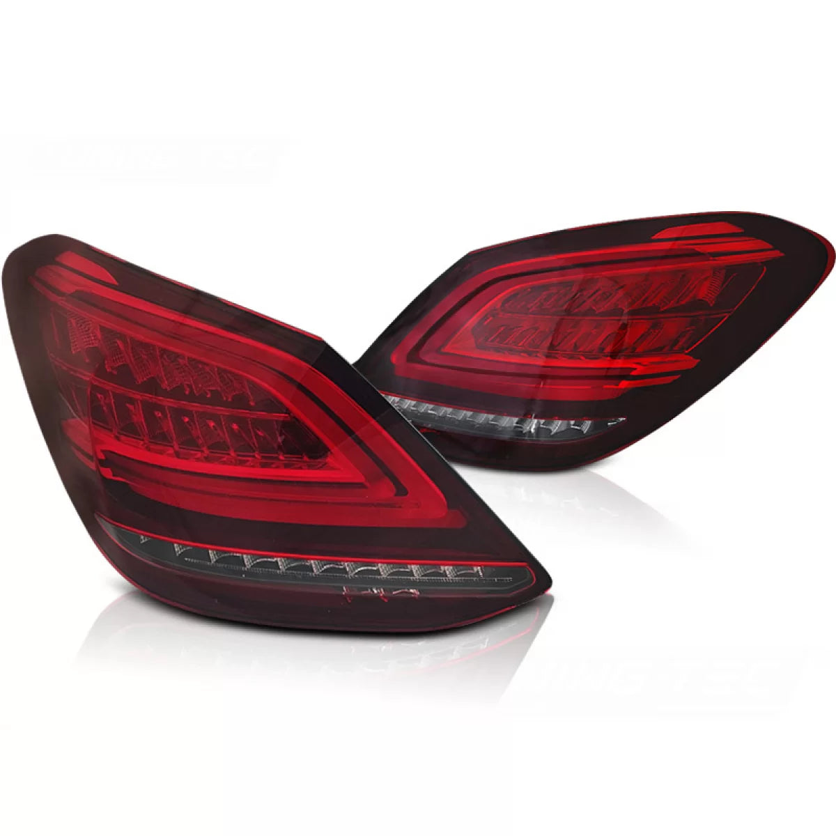 Fanali Posteriori LED Rossi Bianchi Sequenziali per Mercedes Classe C W205 14-18