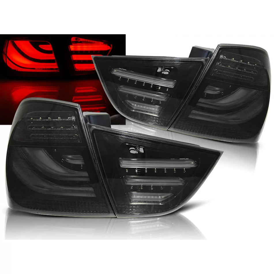 Fanali Posteriori LED Fumé Neri per BMW E90 09-11