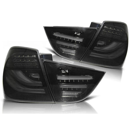 Fanali Posteriori LED Fumé Neri per BMW E90 09-11