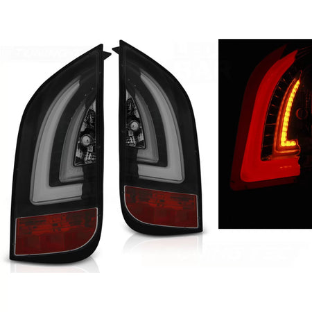 Fanali Posteriori LED Neri Fumé per VW Up! 3.11- Skoda Citigo 12.11