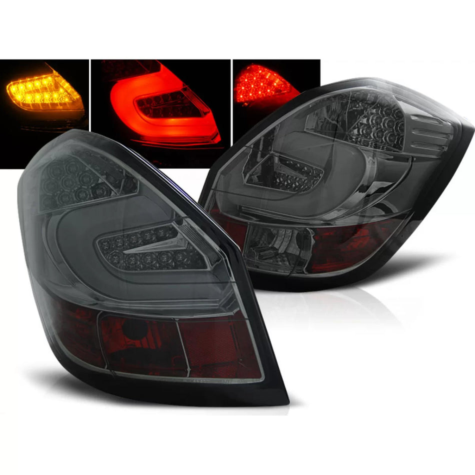 Fanali Posteriori LED Fumé per Skoda Fabia Ii 07-06.14