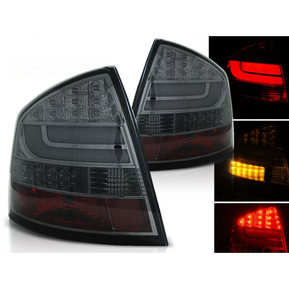 Fanali Posteriori LED Fumé per Skoda Octavia Ii Berlina 04-12