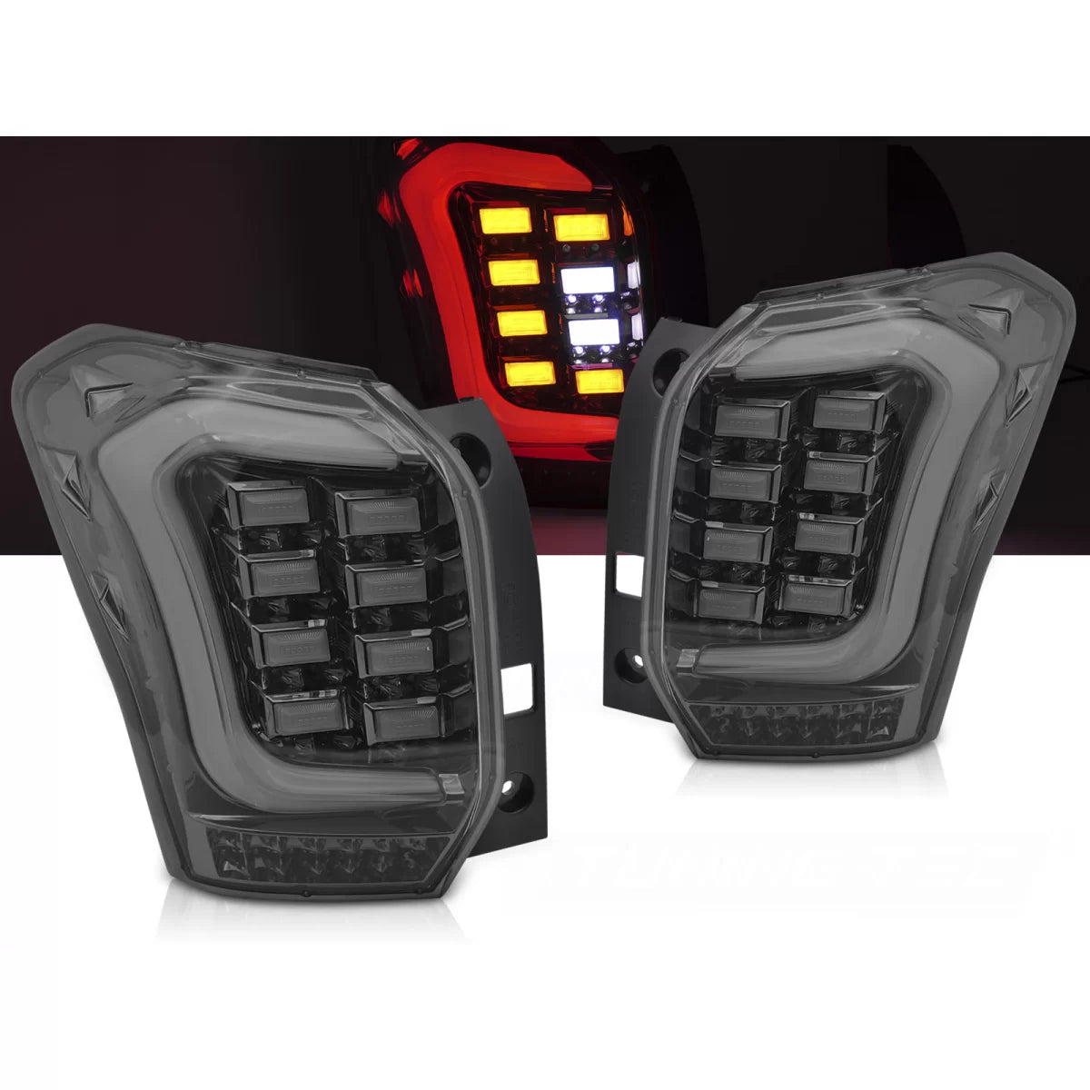 Fanali Posteriori LED Fumé per Subaru Forester Iv 13-18