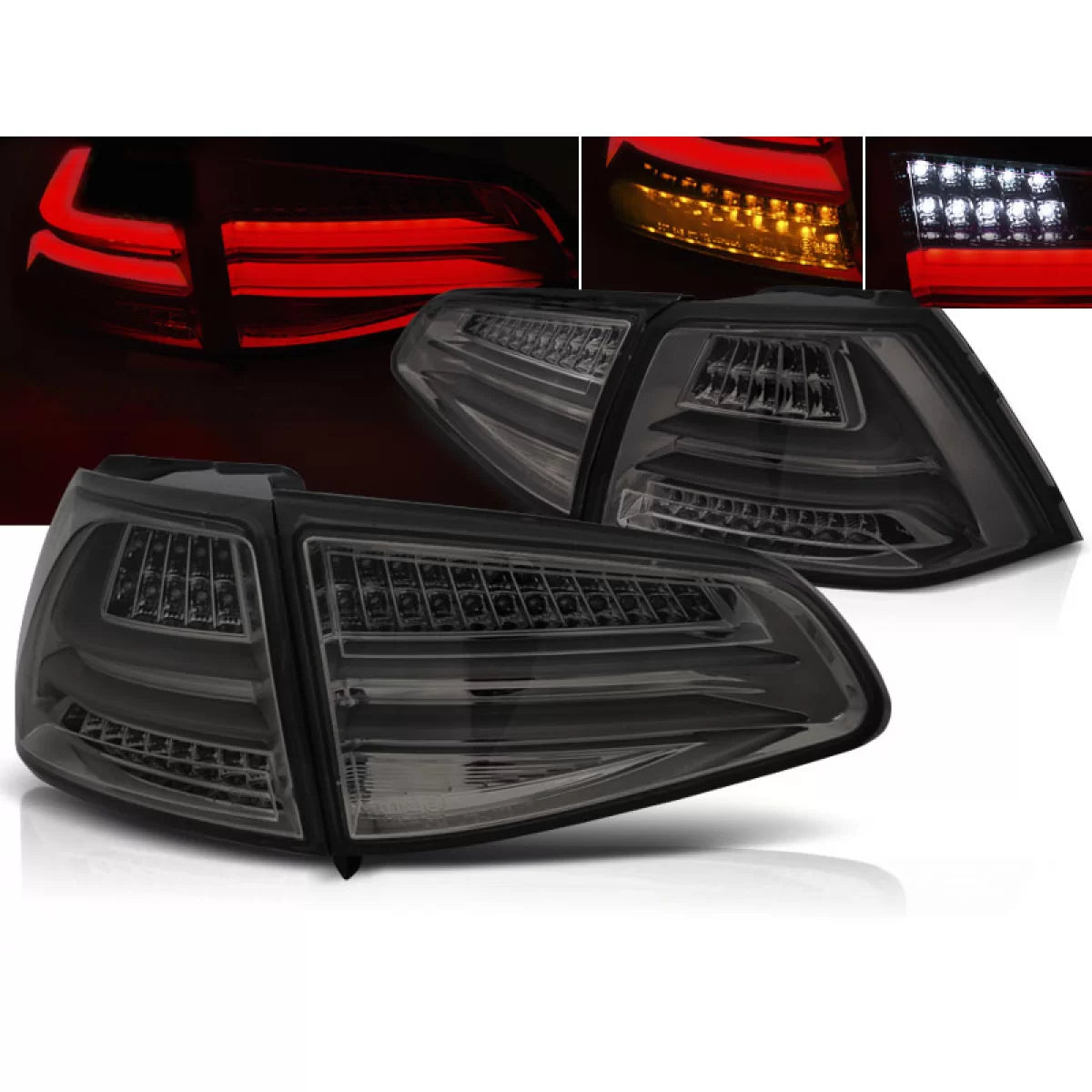 Fanali Posteriori a LED Fumé per Volkswagen Golf 7 13-17