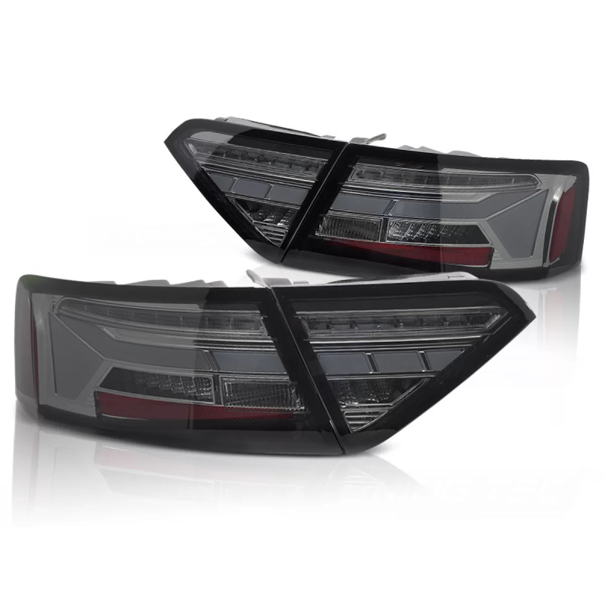 Fanali Posteriori LED Barra Fumé Sequenziali per Audi A5 11-16