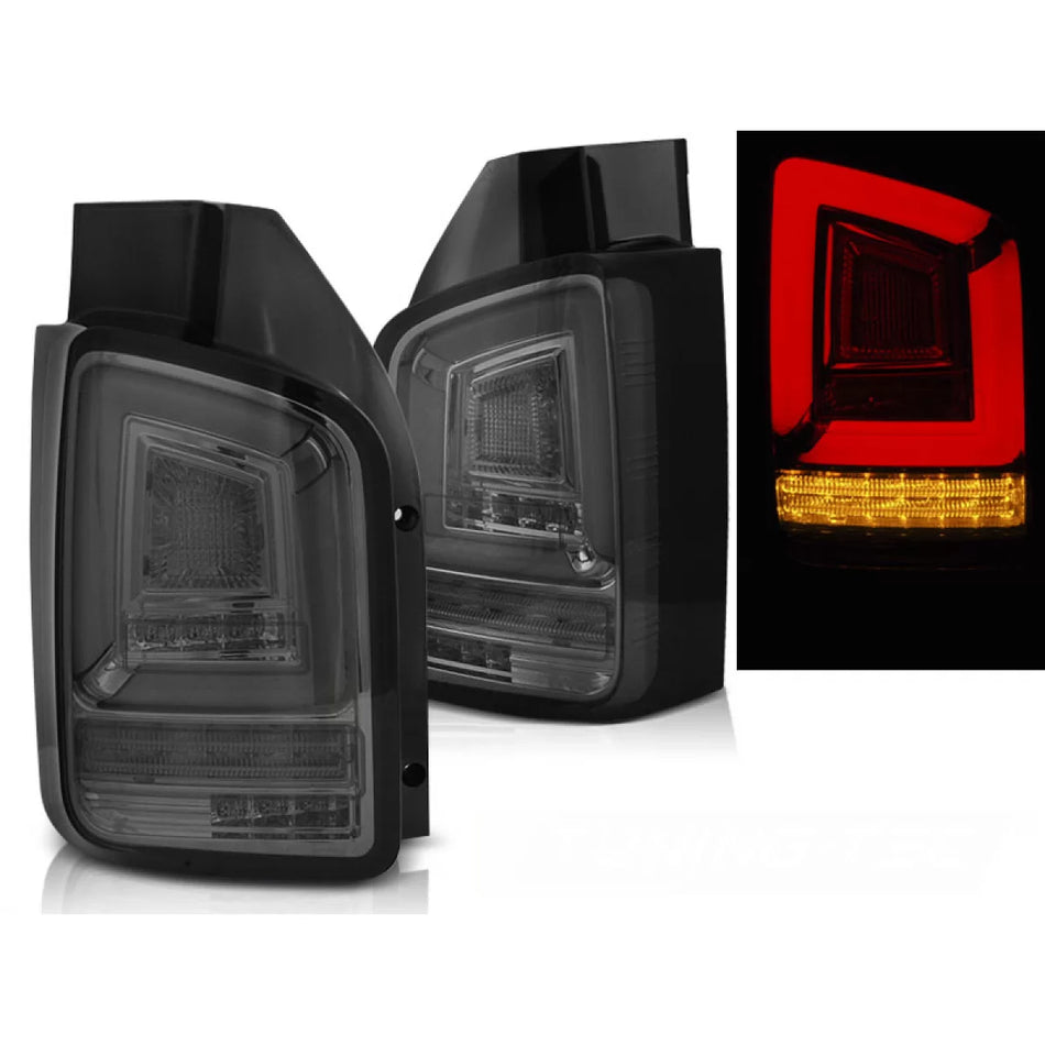 Fanali Posteriori LED Barra Fumo Sequenziale per Volkswagen T5 04.03-09