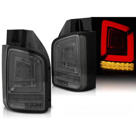Fanali Posteriori LED Barra Fumé Sequenziali per Volkswagen T6 15-19 Tr