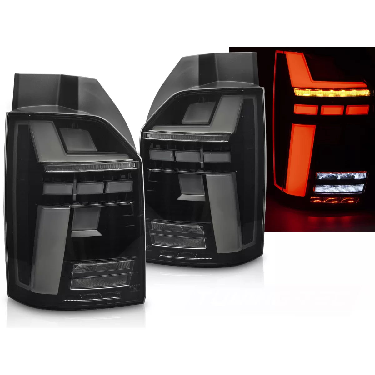 Fanali Posteriori LED Fumé Sequenziali per Volkswagen T6 15-24