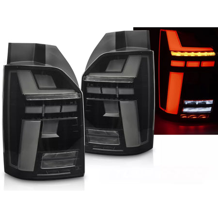 Fanali Posteriori LED Fumé Sequenziali per Volkswagen T6 15-24