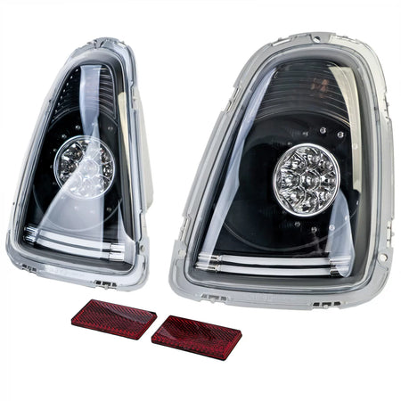 Fanali Posteriori LED Vetro Trasparente Neri per Mini Cooper R56 2006-2010