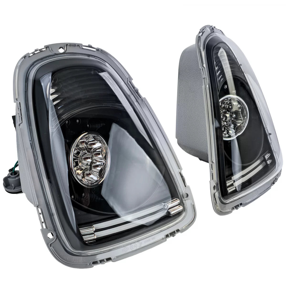 Fanali Posteriori LED Vetro Trasparente Neri per Mini Cooper R56 2006-2010