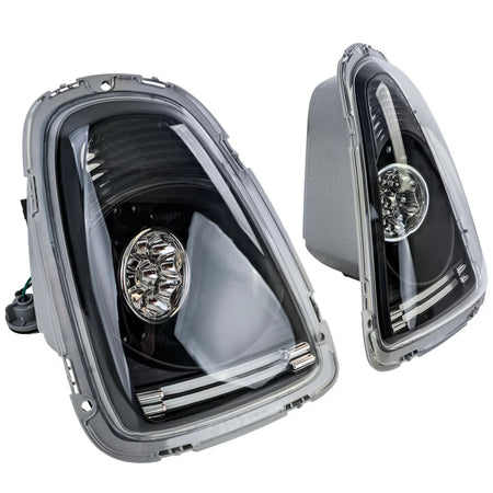 Fanali Posteriori LED Vetro Trasparente Neri per Mini Cooper R56 2006-2010