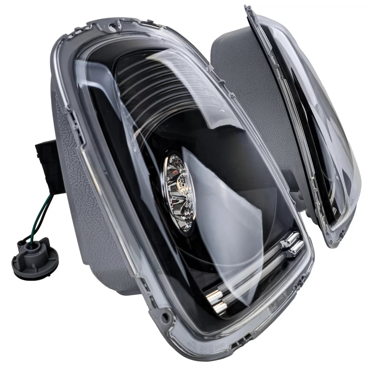 Fanali Posteriori LED Vetro Trasparente Neri per Mini Cooper R56 2006-2010