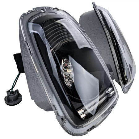 Fanali Posteriori LED Vetro Trasparente Neri per Mini Cooper R56 2006-2010