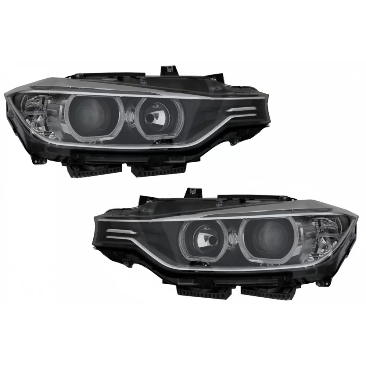 Fari LED Angel Eyes con Proiettore Luci Diurne per BMW Serie 3 F30 F31