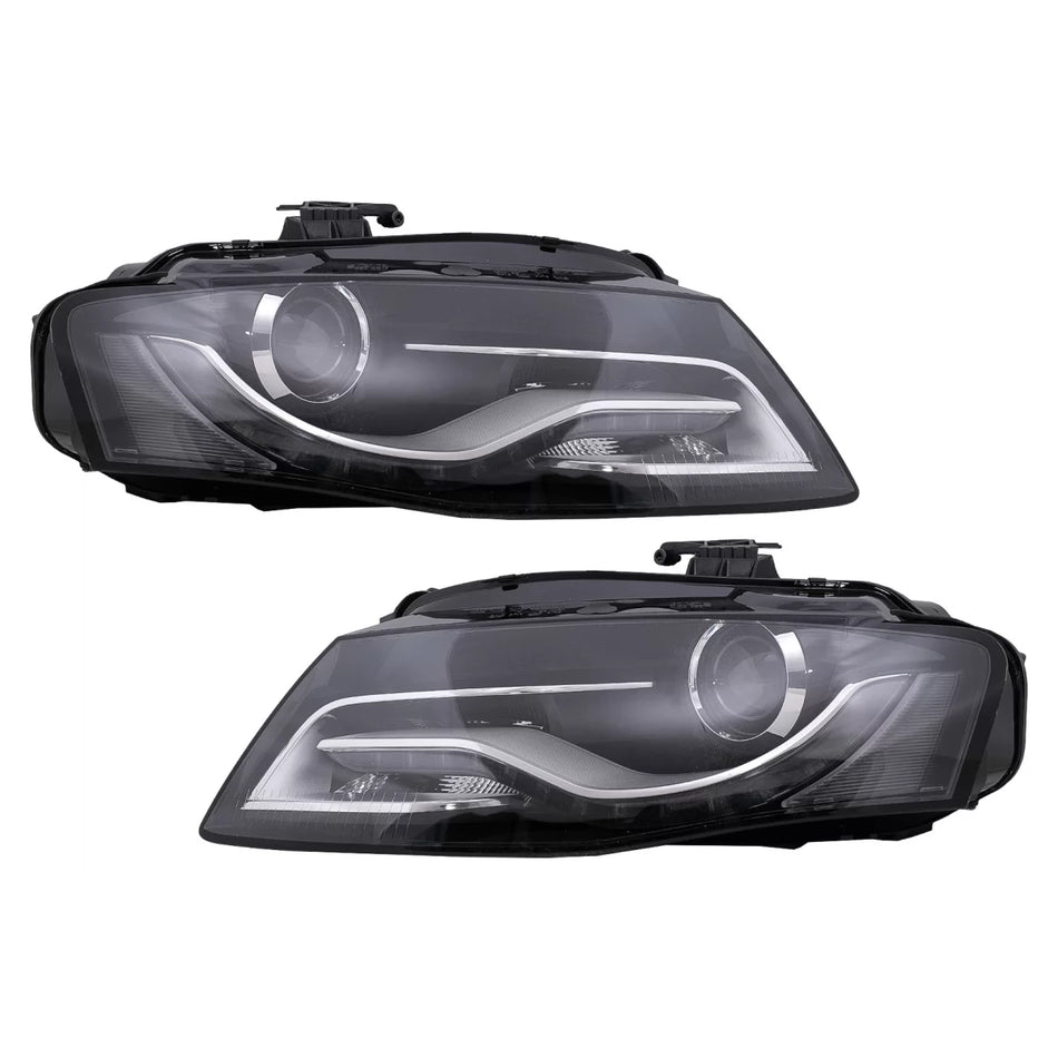 Fari Luci Diurne LED Anteriori Sinistri per Audi A4 8K B8 2007-2011 LHD