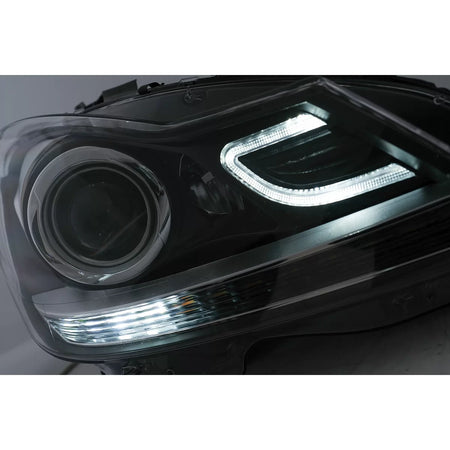 Fari LED Luci Diurne con Frecce Dinamiche per Mercedes Classe C W204 S204