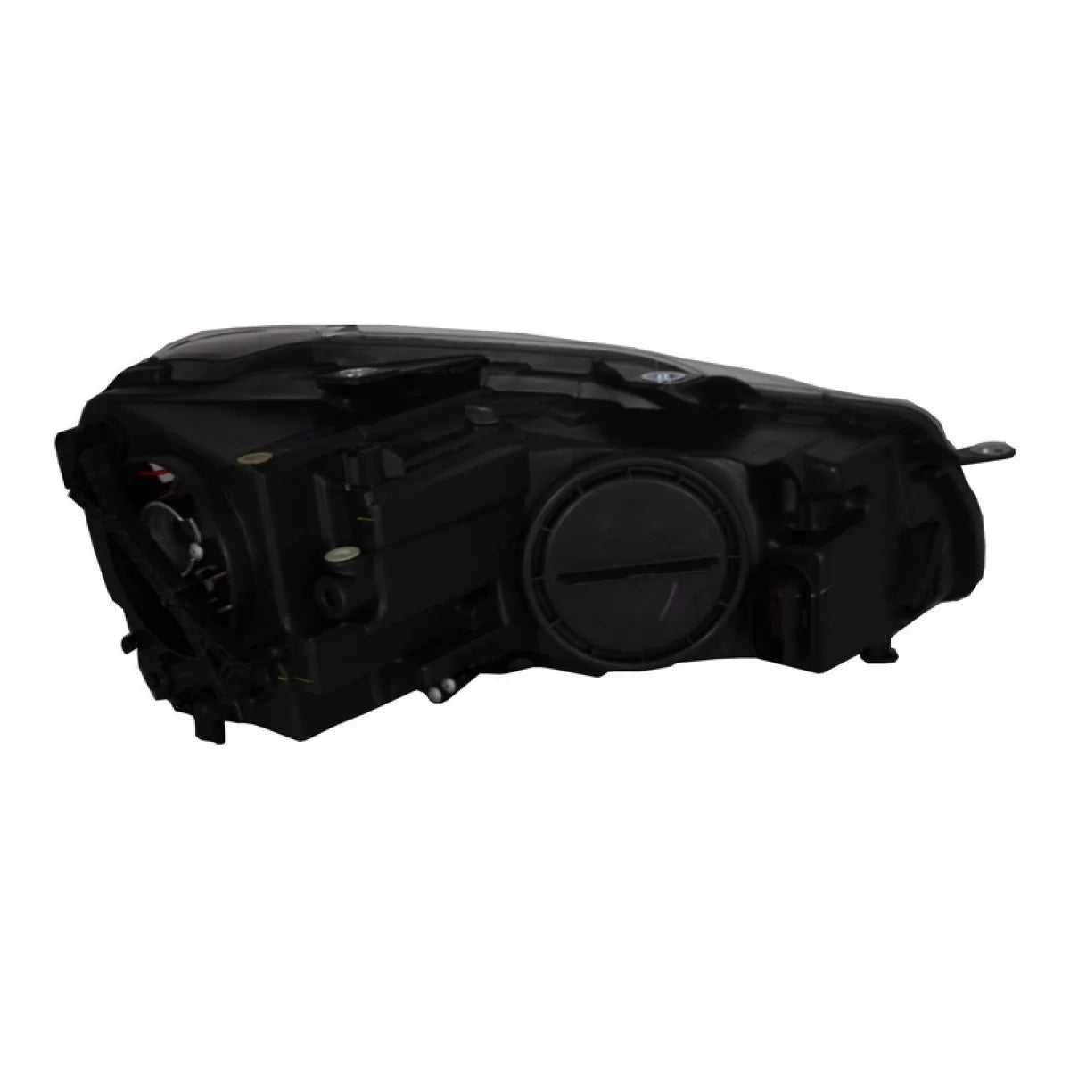 Fari Luci Diurne LED Anteriori Neri per Volkswagen Golf 6 Vi 2008-2012