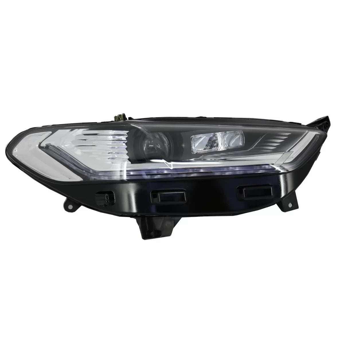 Fari LED Diurni Xenon Look con Frecce Sequenziali Cromati per Ford Mondeo MK5