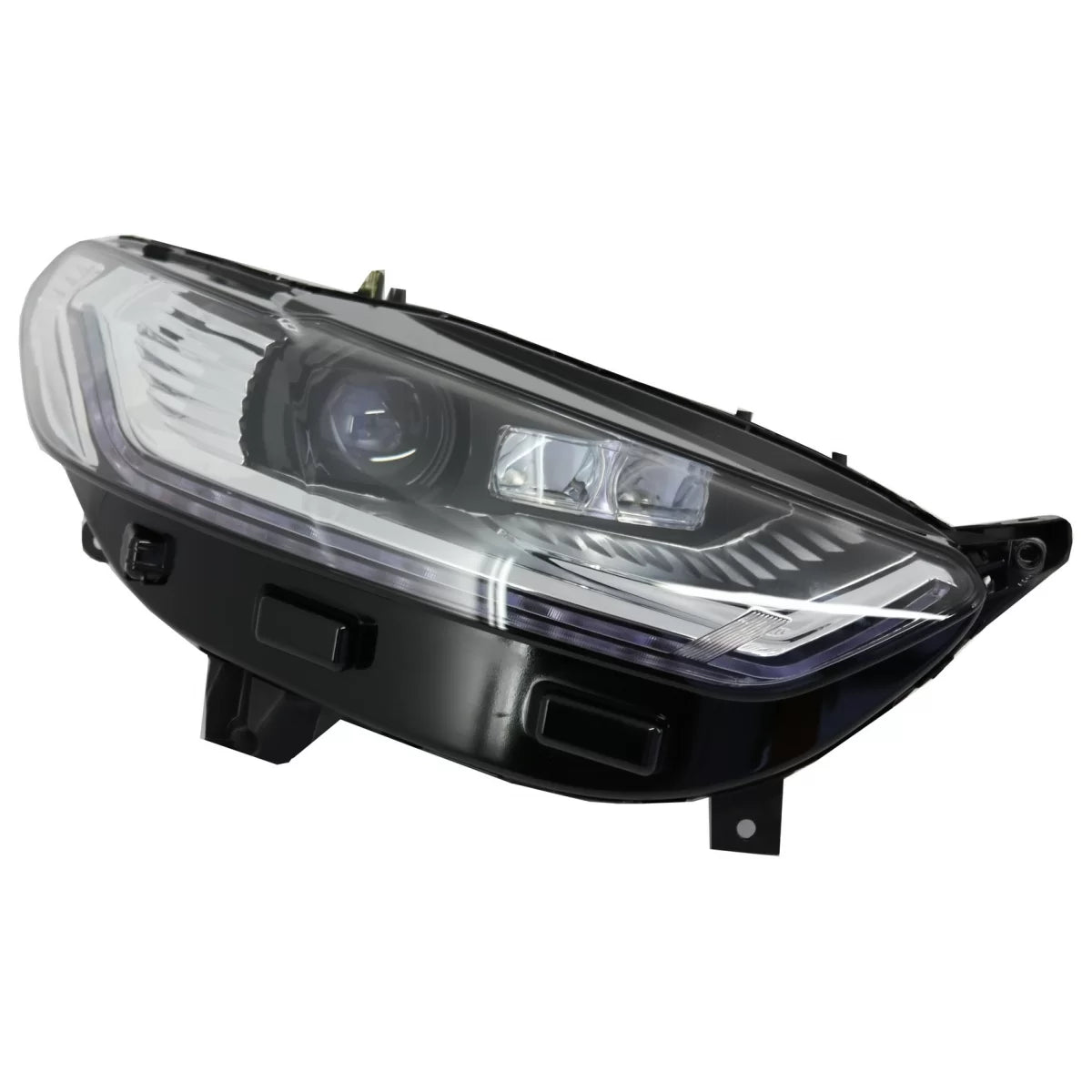 Fari LED Diurni Xenon Look con Frecce Sequenziali Cromati per Ford Mondeo MK5